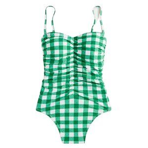 NWT J. Crew Ruched One-Piece
